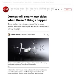 Drones will swarm our skies when these 3 things happen