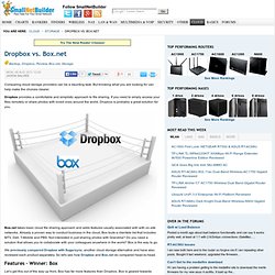 Dropbox vs. Box.net - SmallCloudBuilder