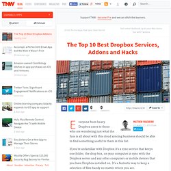 The Top 10 Best Dropbox Services, Addons and Hacks - TNW Apps