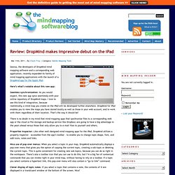DropMind makes impressive debut on the iPad
