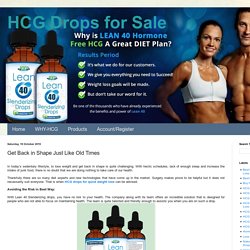 HCG drops for weight loss