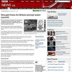 Drought fears for Britain prompt water summit