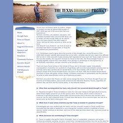 Texas Drought Project