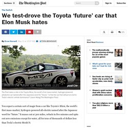We test-drove the Toyota ‘future’ car that Elon Musk hates