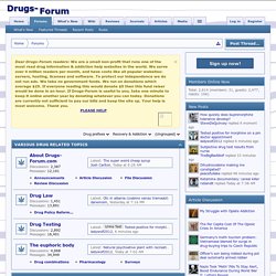 Drugs Forum