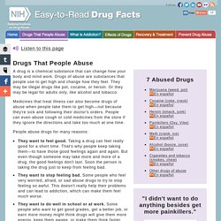 Drugs That People Abuse