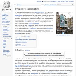 Drugsbeleid in Nederland