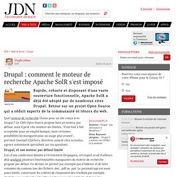 Drupal : comment le moteur de recherche Apache SolR s'est imposé