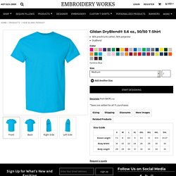 Create Your Own Shirt with Embroidery Works Plus
