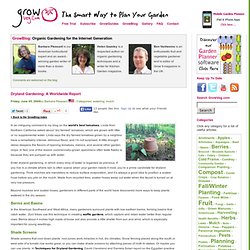Dryland Gardening: A Worldwide Report
