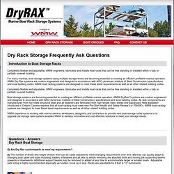DryRAX Marine Boat Rack Storage Systems