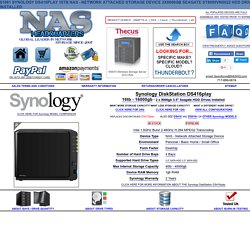 $1061 Synology DS416play 16tb Seagate NAS 2x8000gb ST8000VN0022 HDD Drives Installed