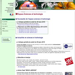 DSDEN du Val-de-Marne- Sciences et technologie