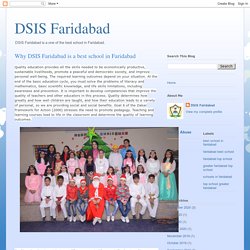 DSIS Faridabad: Why DSIS Faridabad is a best school in Faridabad