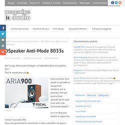 DSpeaker Anti-Mode 8033s - Magazine Audio
