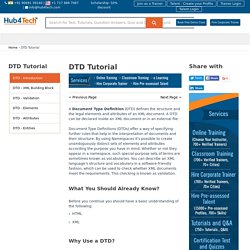 DTD Tutorial