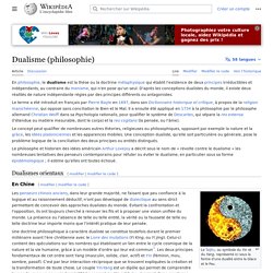 Dualisme (philosophie)