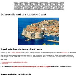 Dubrovnik and the Adriatic Coast, Croatia