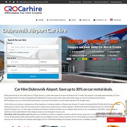 Dubrovnik Airport Car Hire