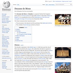 Ducasse de Mons - Wikipedia