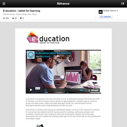 E-ducation - tablet for learning on Behance