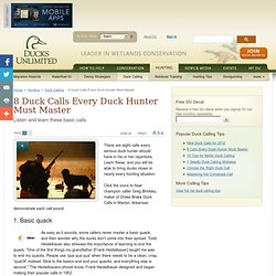8 Duck Calls Every Duck Hunter Must Master