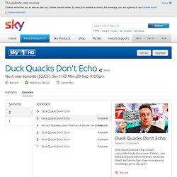 Duck Quacks Don't Echo TV Series - Episodes