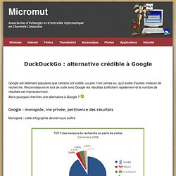 DuckDuckGo alternative Google