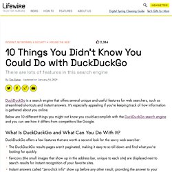 DuckDuckGo: 10 Things You Didn't Know You Could Do