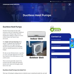 Ductless Heat Pumps