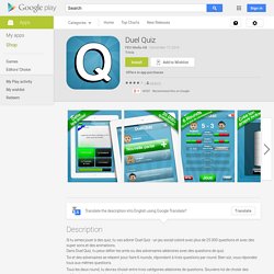 Duel Quiz - Android Apps on Google Play