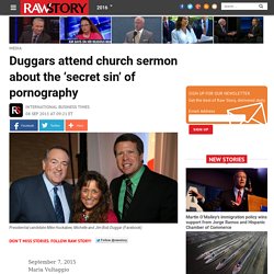 Duggars attend church sermon about the ‘secret sin’ of pornography