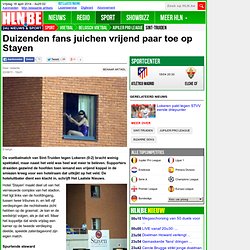 Duizenden fans juichen vrijend paar toe op Stayen - Jupiler Pro League - HLN