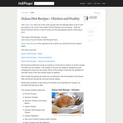 Dukan Diet Recipes - Chicken and Poultry