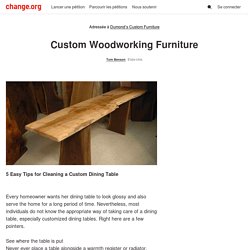 Dumond’s Custom Furniture: Custom Woodworking Furniture