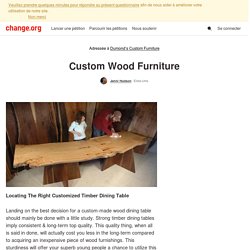 Dumond’s Custom Furniture: Custom Wood Furniture