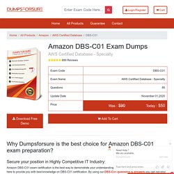 DBS-C01 Certification Exam Cost