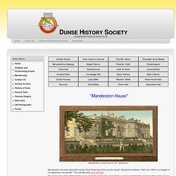 Dunse History Society