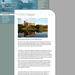 Dunvegan Castle - Clan MacLeod Societies