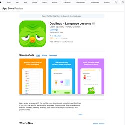 ‎Duolingo - Language Lessons on the App Store - APP TO LEARN LANGUAGES