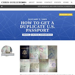 How to Get a Duplicate U.S. Passport