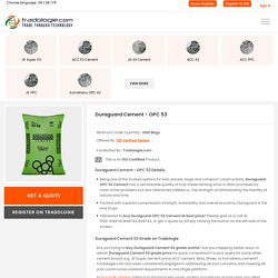Buy Bulk Duraguard Cement OPC 53 Grade Online – Best Price Guaranteed