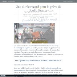 Une durée record pour la grève de Radio France