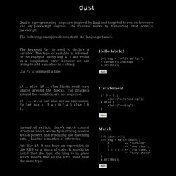 Dust Programming Language