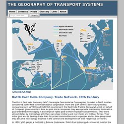 Dutch East India Company, Trade Network, 18th Century