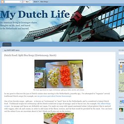 Dutch Food: Split Pea Soup (Erwtensoep, Snert)