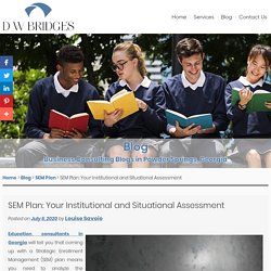 SEM Plan: Your Institutional and Situational Assessment