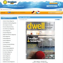 Dwell - November 2011 » Download magazines free - Magazines Commumity!