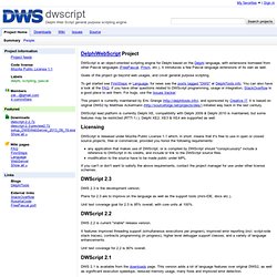 dwscript - Delphi Web Script general purpose scripting engine