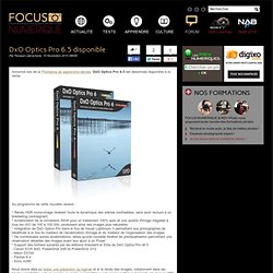 DxO Optics Pro 6.5 disponible